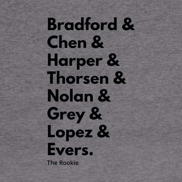 The Rookie Season 4 Squad Goals (Black Text) by Shop Talk - The Rookie Podcast